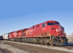 CP 9777 & 8501 head for home after delevering a full load of Potash to Ogden, Utah